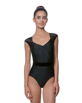 Lulli Burnout Velvet Leotard Gabrielle