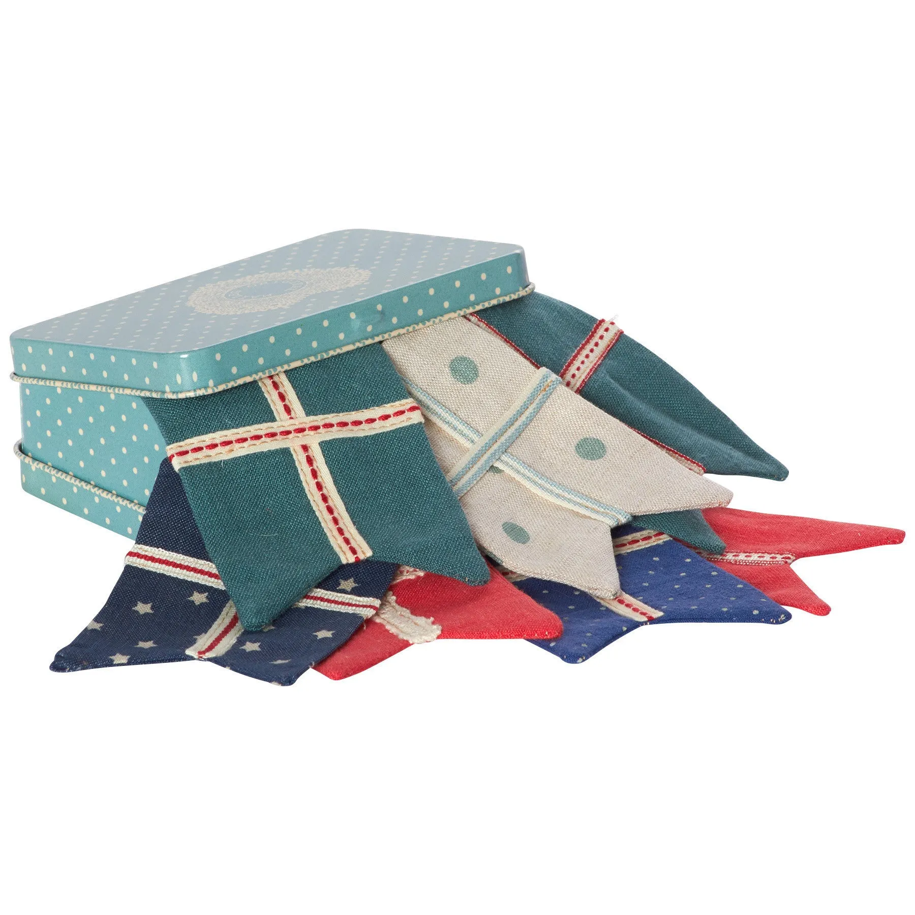 Maileg Flag Garland in Suitcase