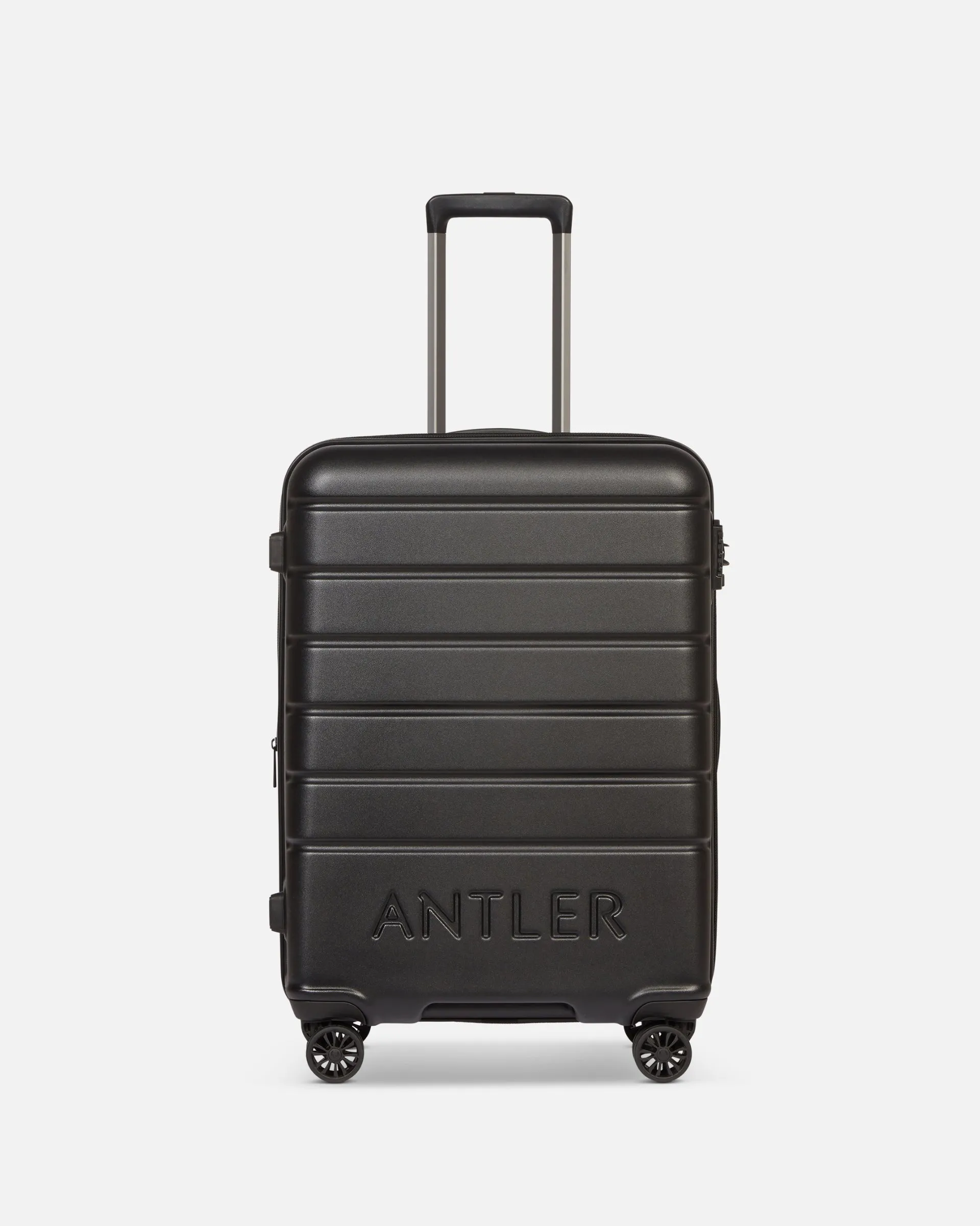 Medium Suitcase in Black - Logo