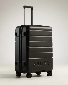 Medium Suitcase in Black - Logo