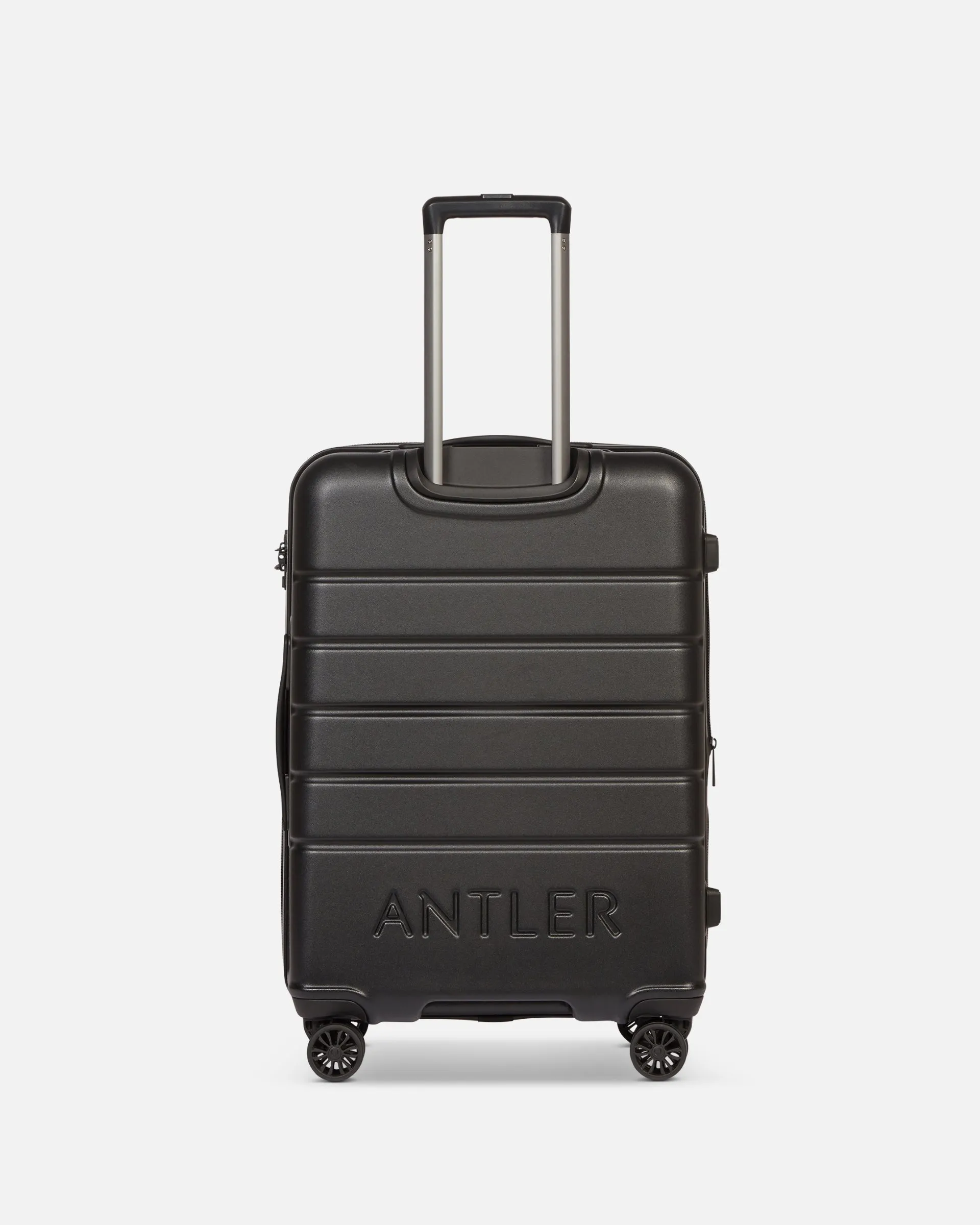 Medium Suitcase in Black - Logo