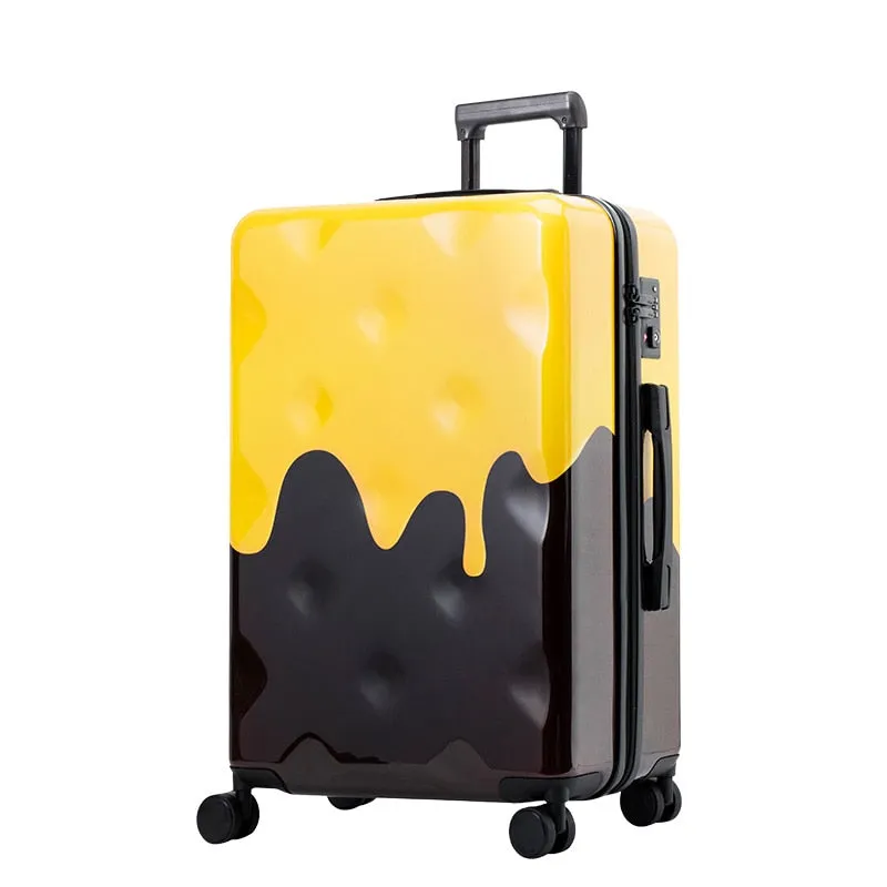 Melting Cheese Creative Travel Suitcase