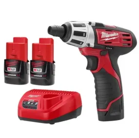 Milwaukee 2401-22 M12™ 1/4" Hex Screwdriver Kit