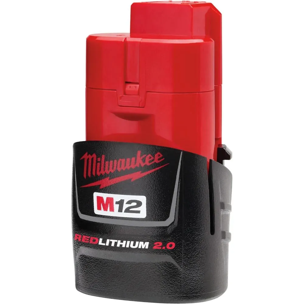 MILWAUKEE 2551-22 M12 FUEL 12V SURGE LITHIUM-ION BRUSHLESS CORDLESS 1/4" HEX HYDRAULIC IMPACT DRIVER KIT 2.0 AH