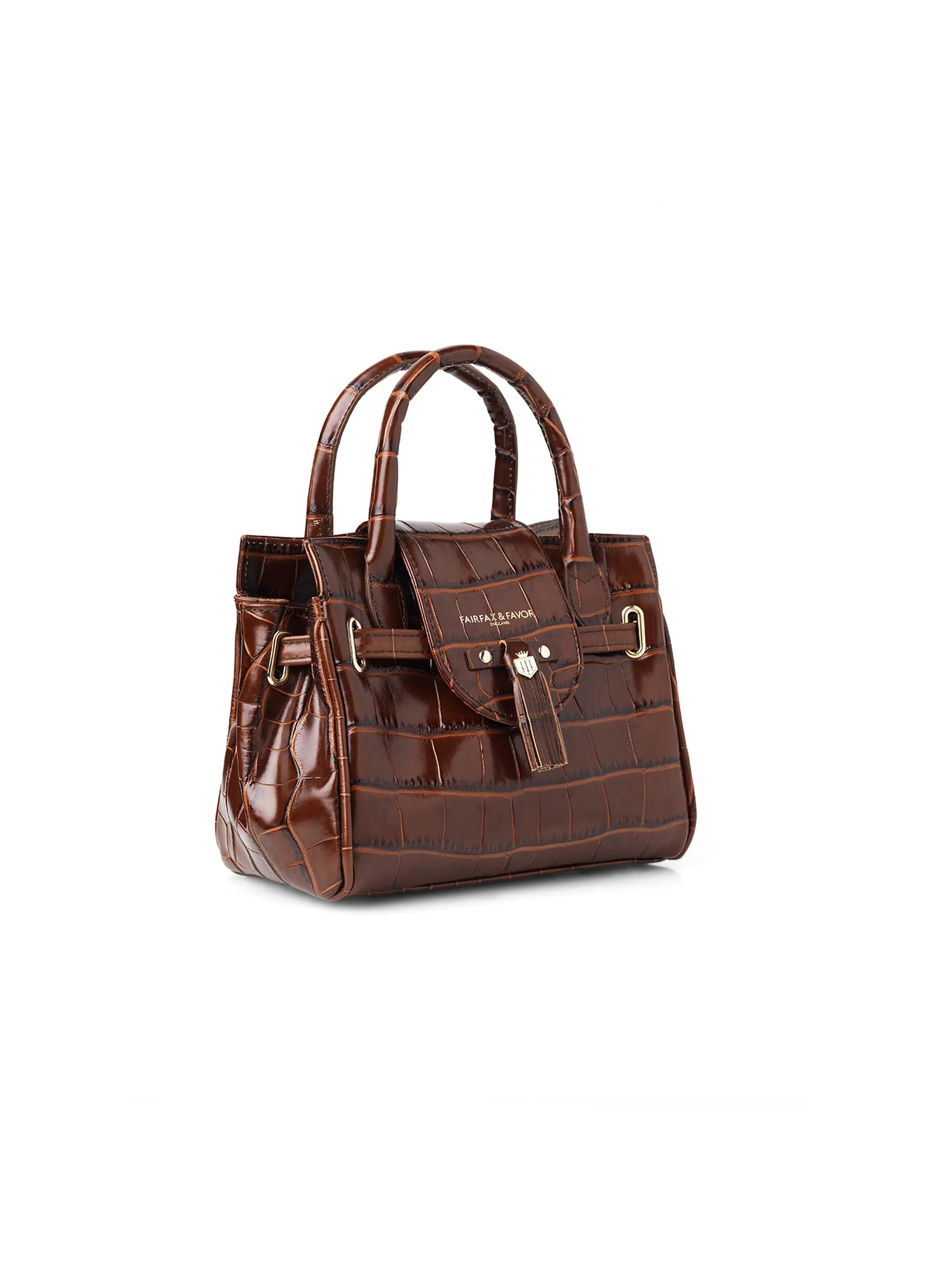 Mini Windsor Handbag - Conker Leather