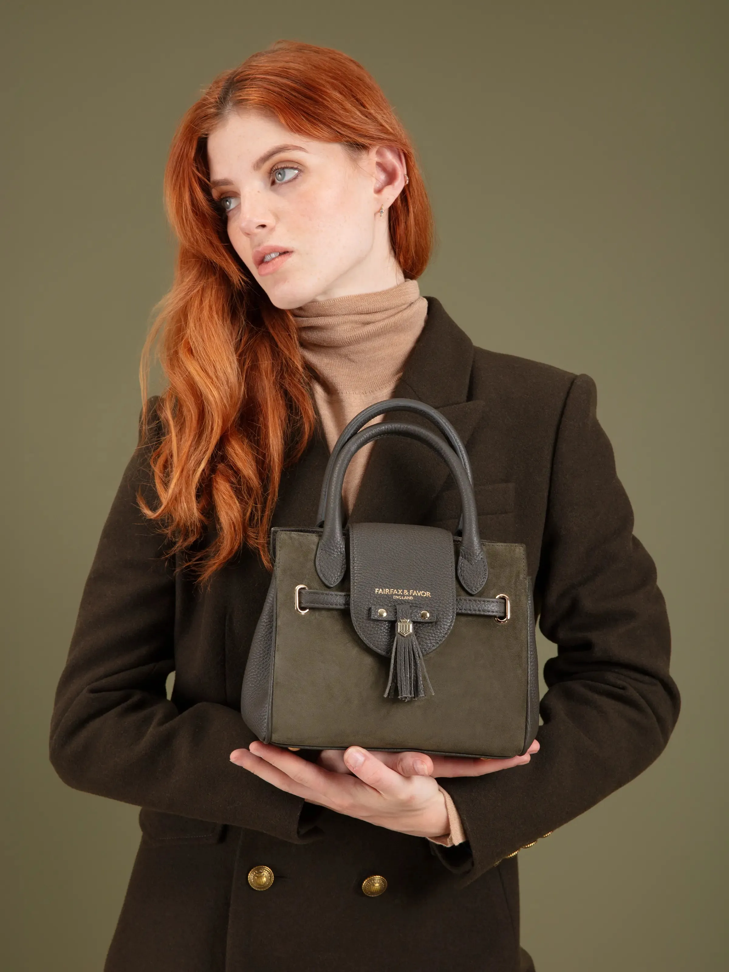 Mini Windsor Handbag - Moss Green