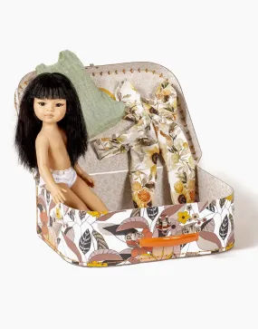 Minikane Amigas Doll(32cm)— Mei with "Copenhagen" Mini Suitcase