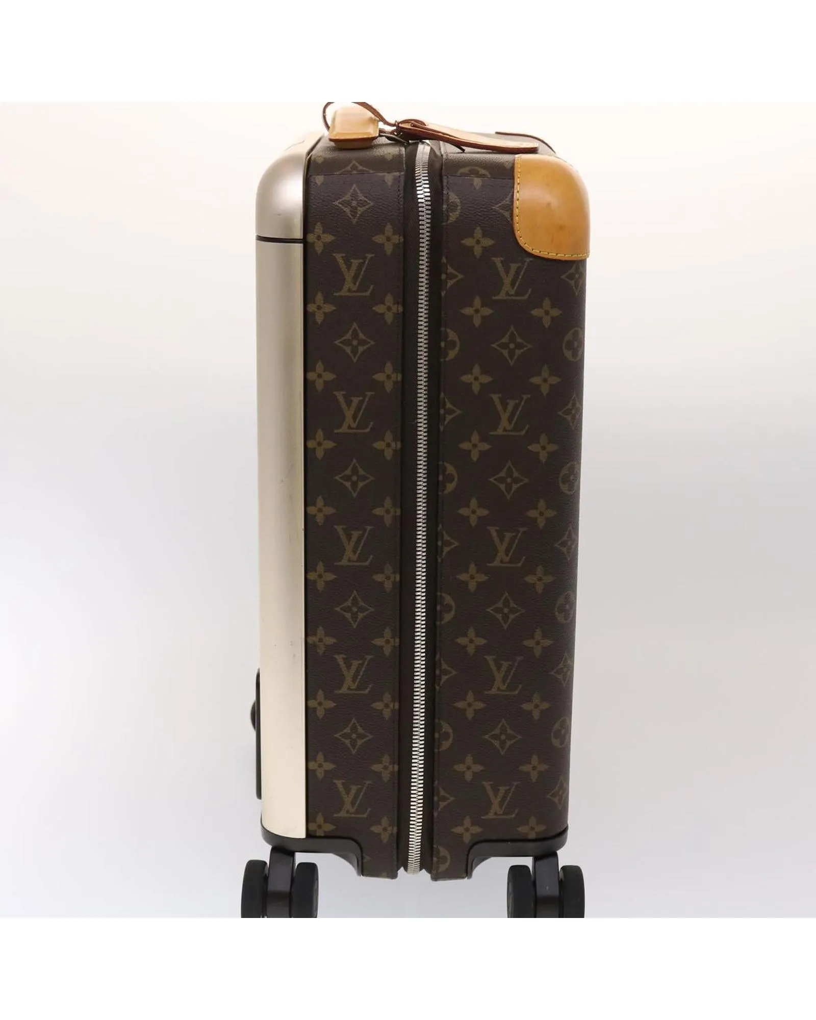 Monogram Canvas Suitcase with Name Tag - B Rank