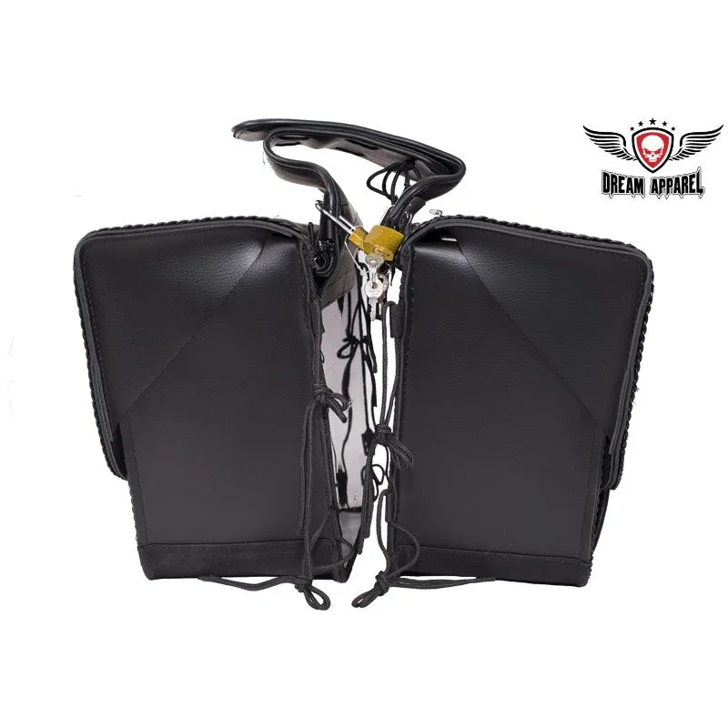 Motorcycle Saddlebag With Heavy Duty Quick Release