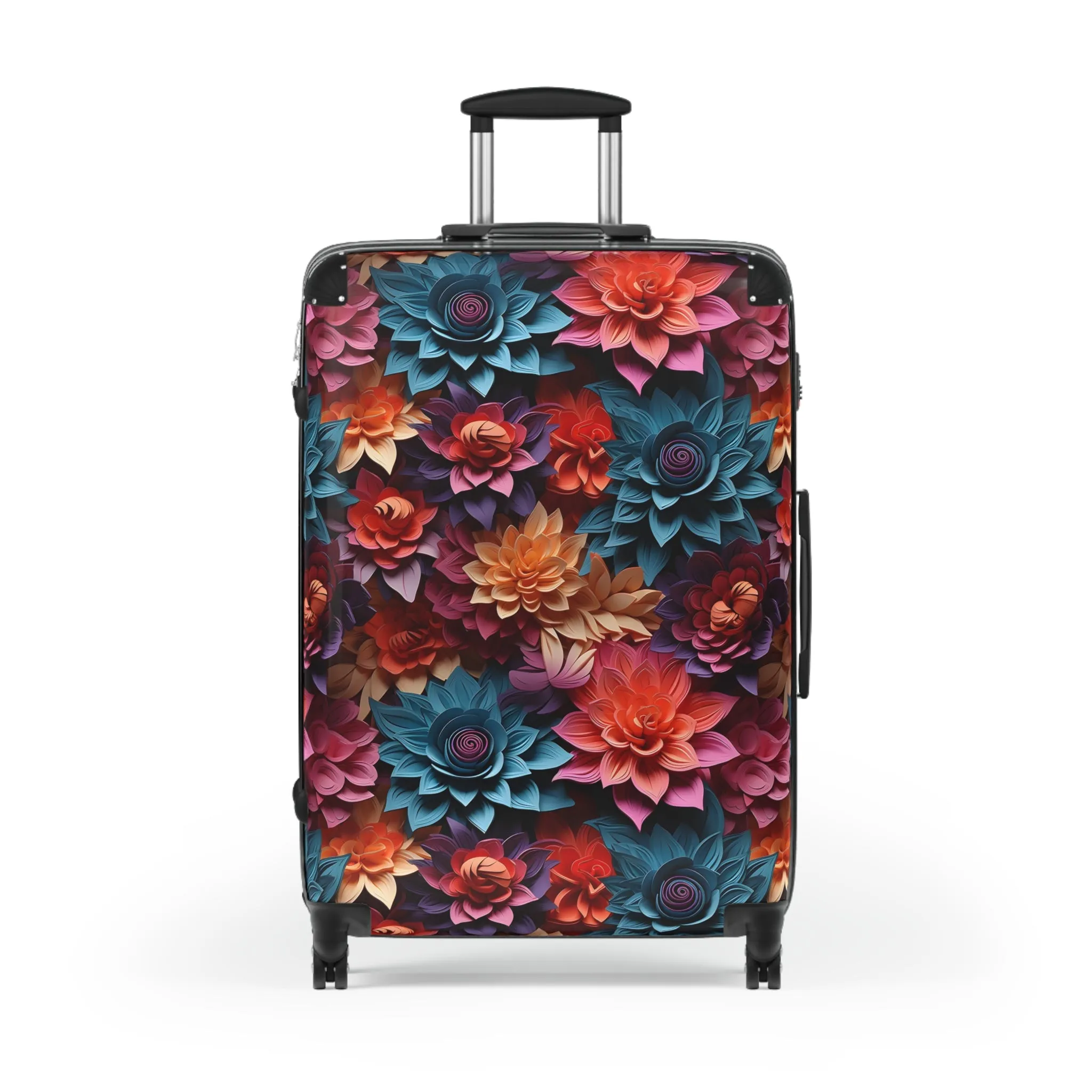 Multicolor Floral Suitcase