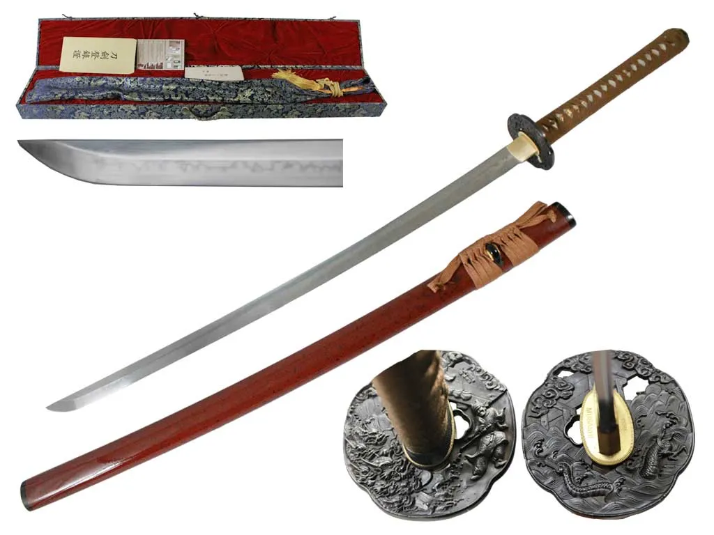 Musashi Gold Collection: “Yamata no Orochi” Burgundy Katana