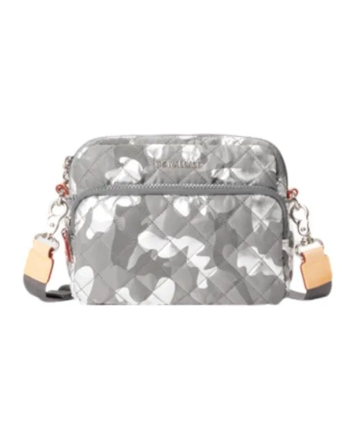 MZ Wallace Small Metro Camera Bag Silver