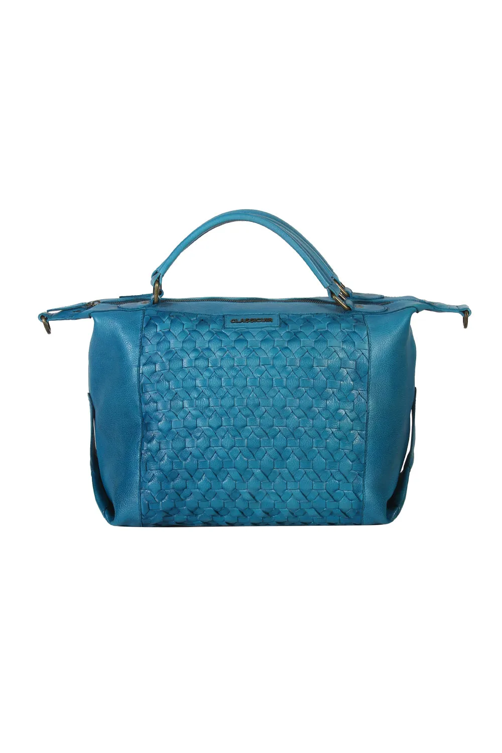 Nantes Cross Weave Large Bowler Bag