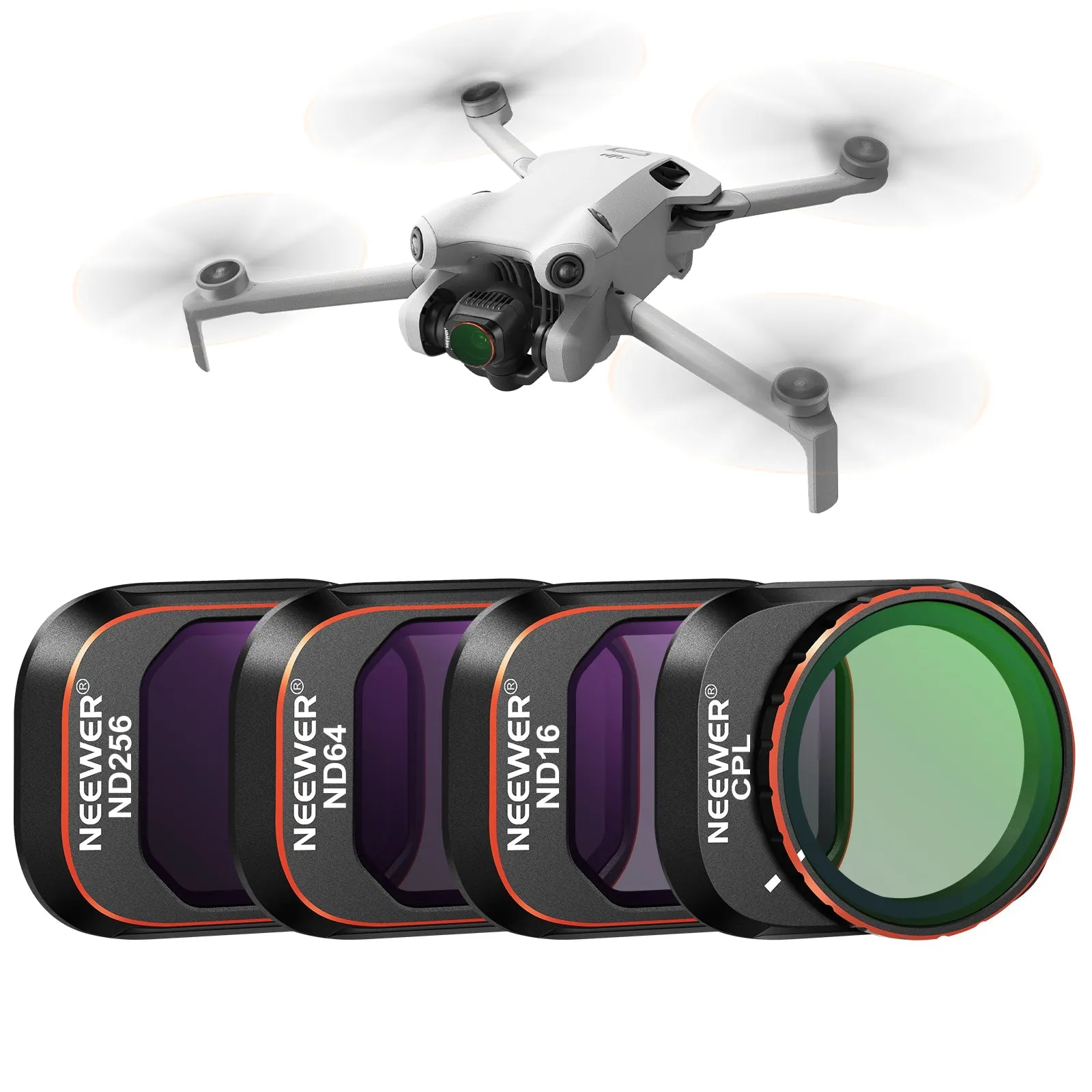 NEEWER 4 Pack ND & CPL Filters Set compatible with DJI Mini 4 Pro