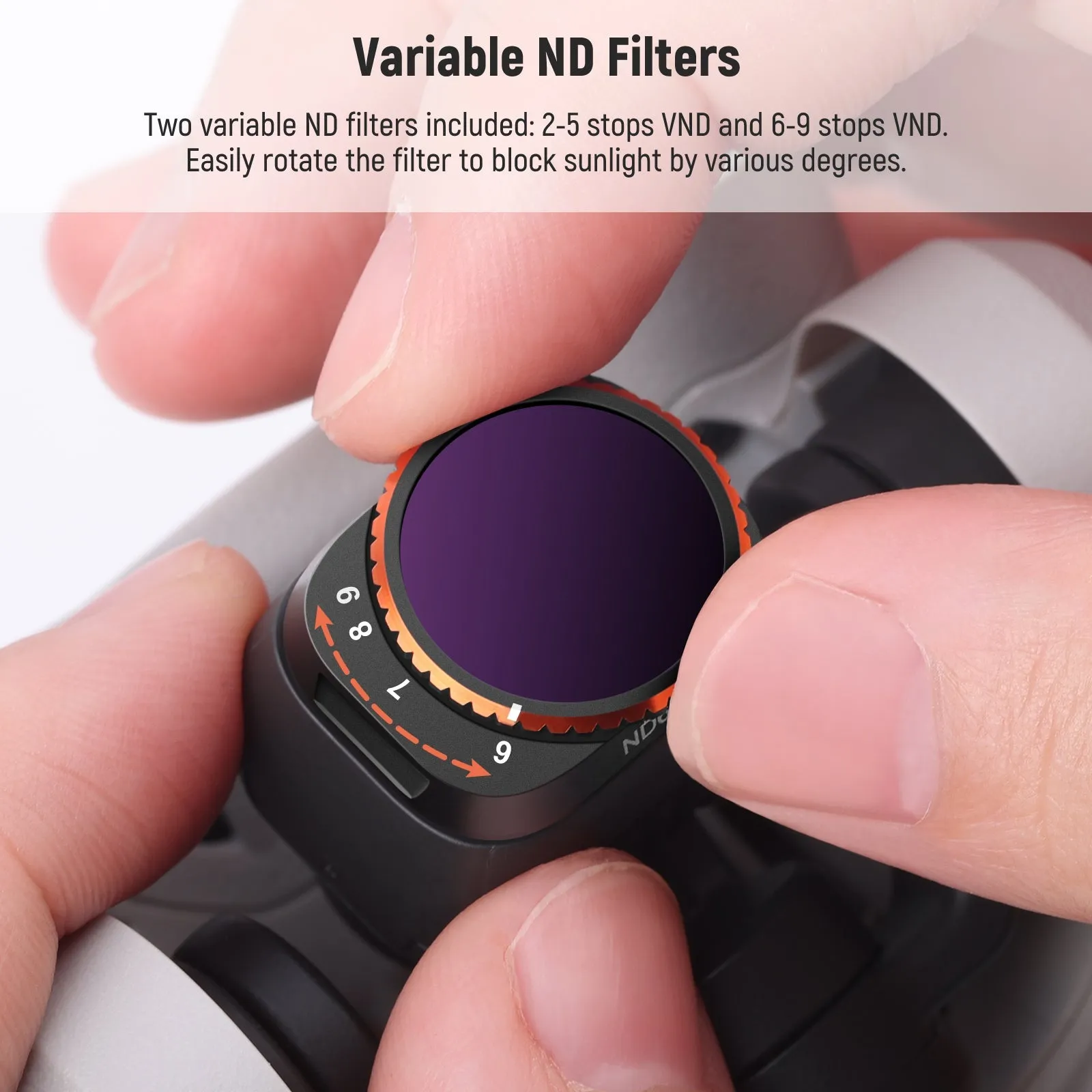 NEEWER 4 Pack Variable ND Filter Kit For DJI Mini 3/Mini 3 Pro