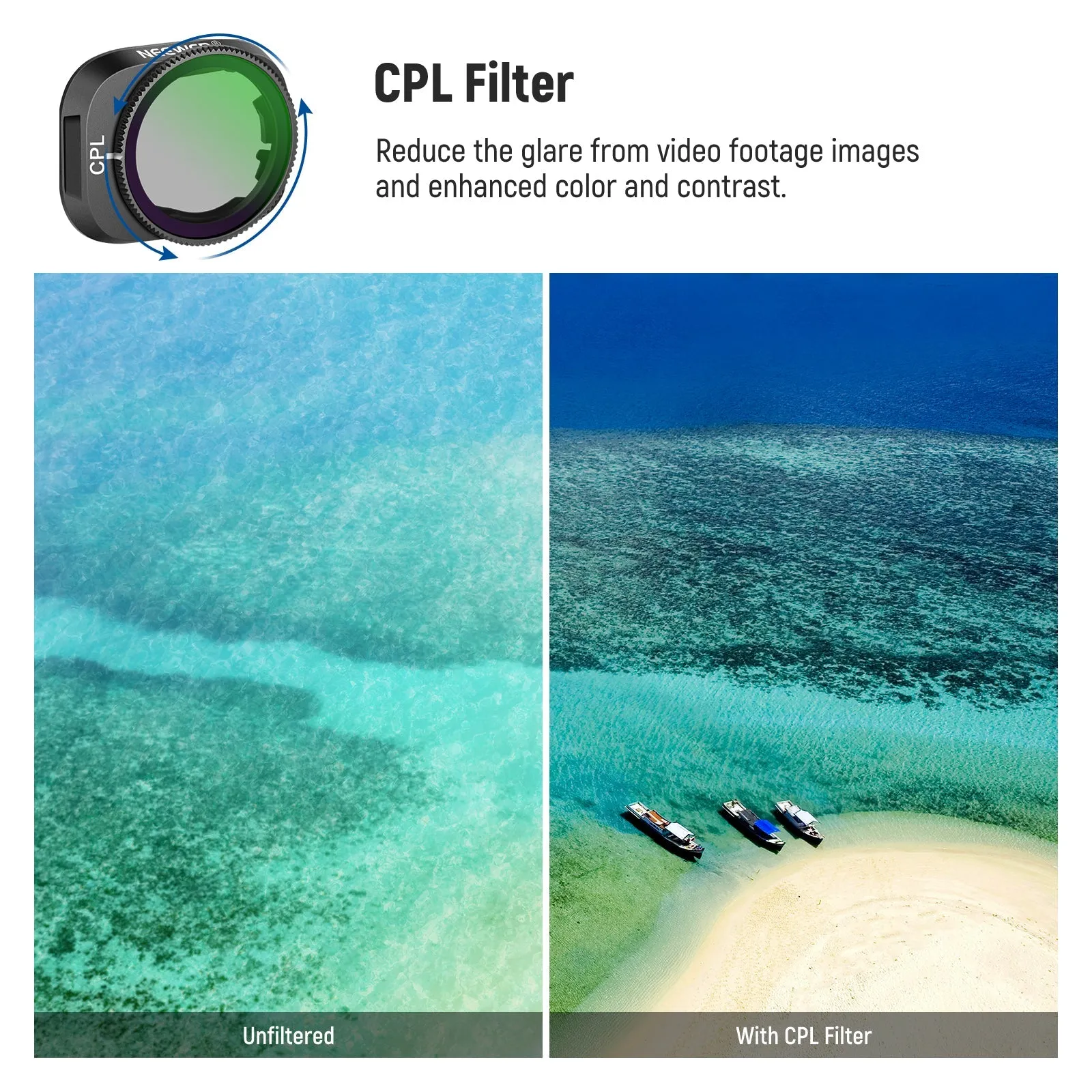 NEEWER Effects Filters and ND Filters compatible with DJI Mini 3/Mini 3 Pro