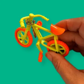 Neon 80s mini bicycle charm