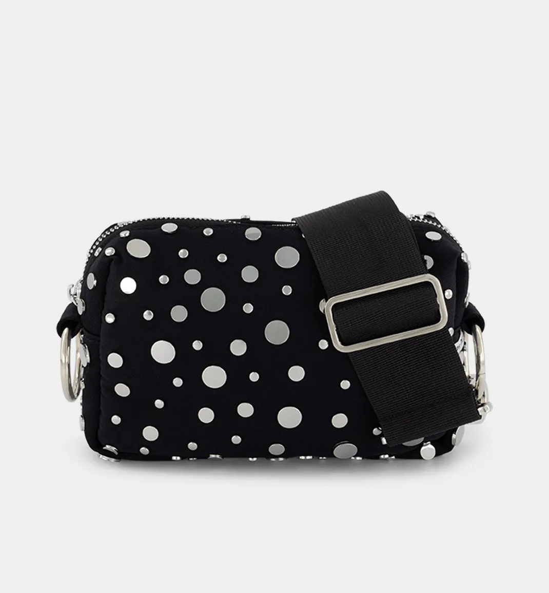 North Star Nylon Clutch Mini | Black Stud