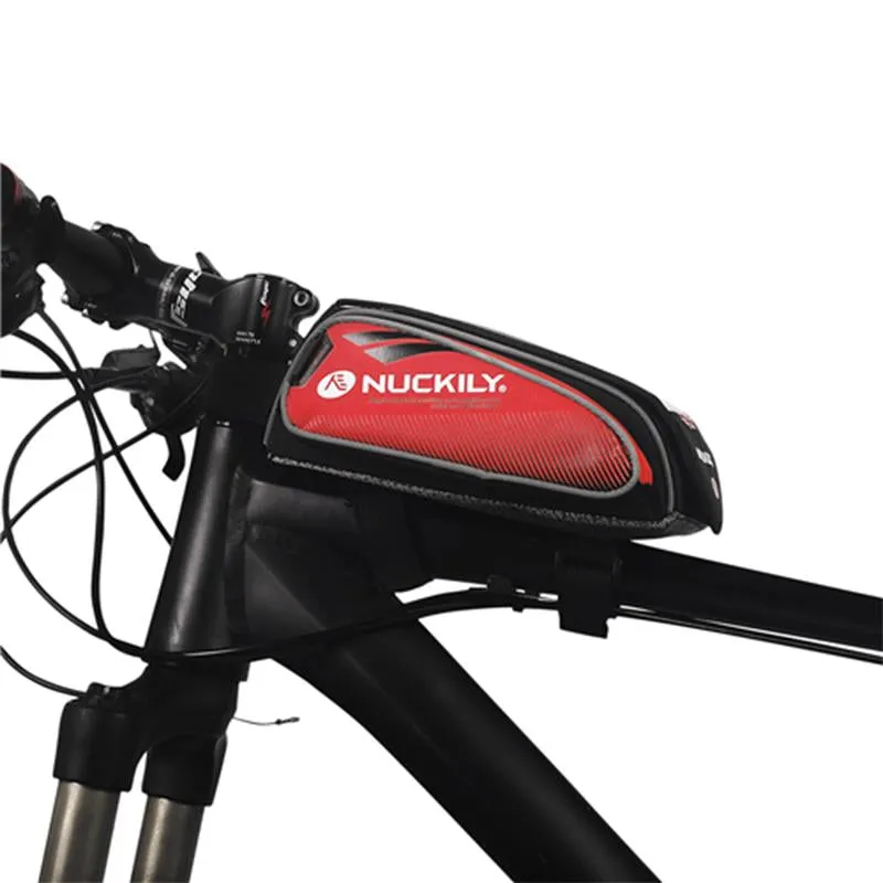 Nuckily MC-PL06 Red Bicycle Saddle Bag for Mobile Phone and Accessories