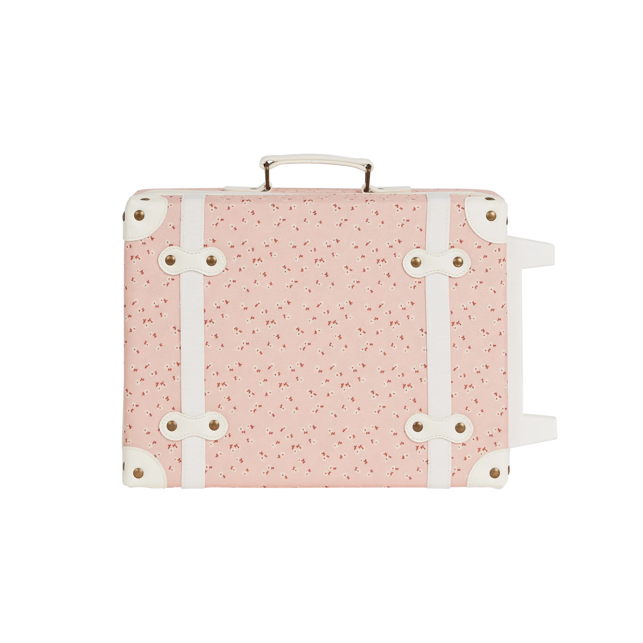 Olli Ella See-Ya Suitcase Trolley | Pink Daisies