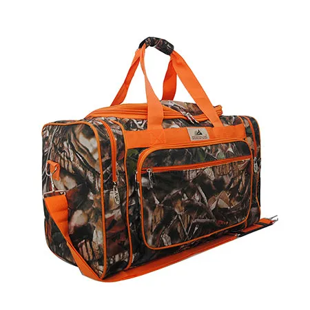 Orange Camo NGIL Canvas 20" Duffle Bag