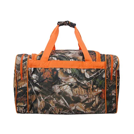 Orange Camo NGIL Canvas 20" Duffle Bag