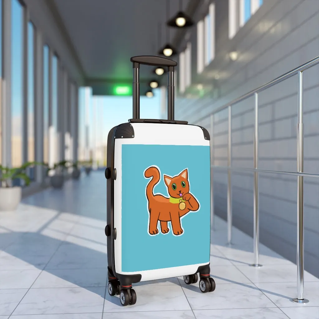 Orange Kitty Cabin Suitcase