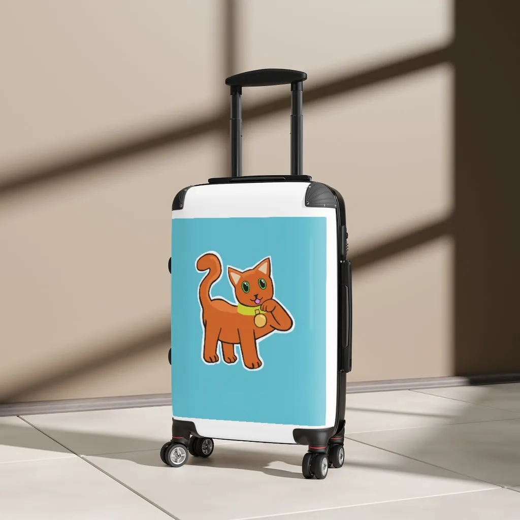 Orange Kitty Cabin Suitcase