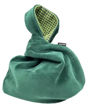 Organic cotton wrist bag - green