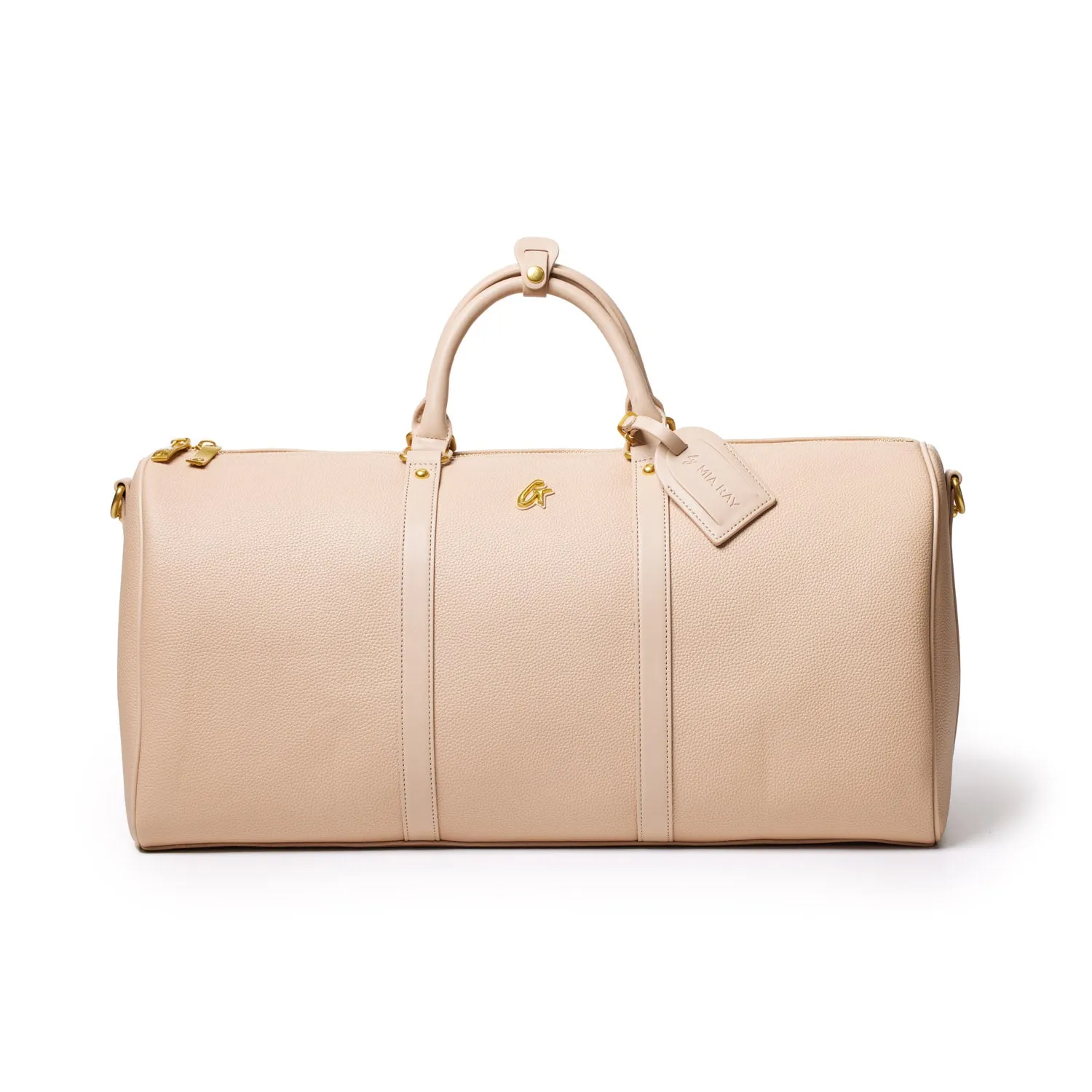 PEBBLE DUFFLE BAG - NUDE