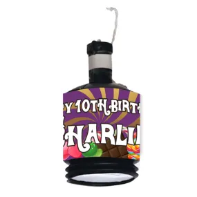 Personalised Party Popper Kit- Wonka Chocolate Factory - Pack of 18