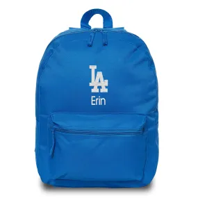 Personalized Los Angeles Dodgers Backpack