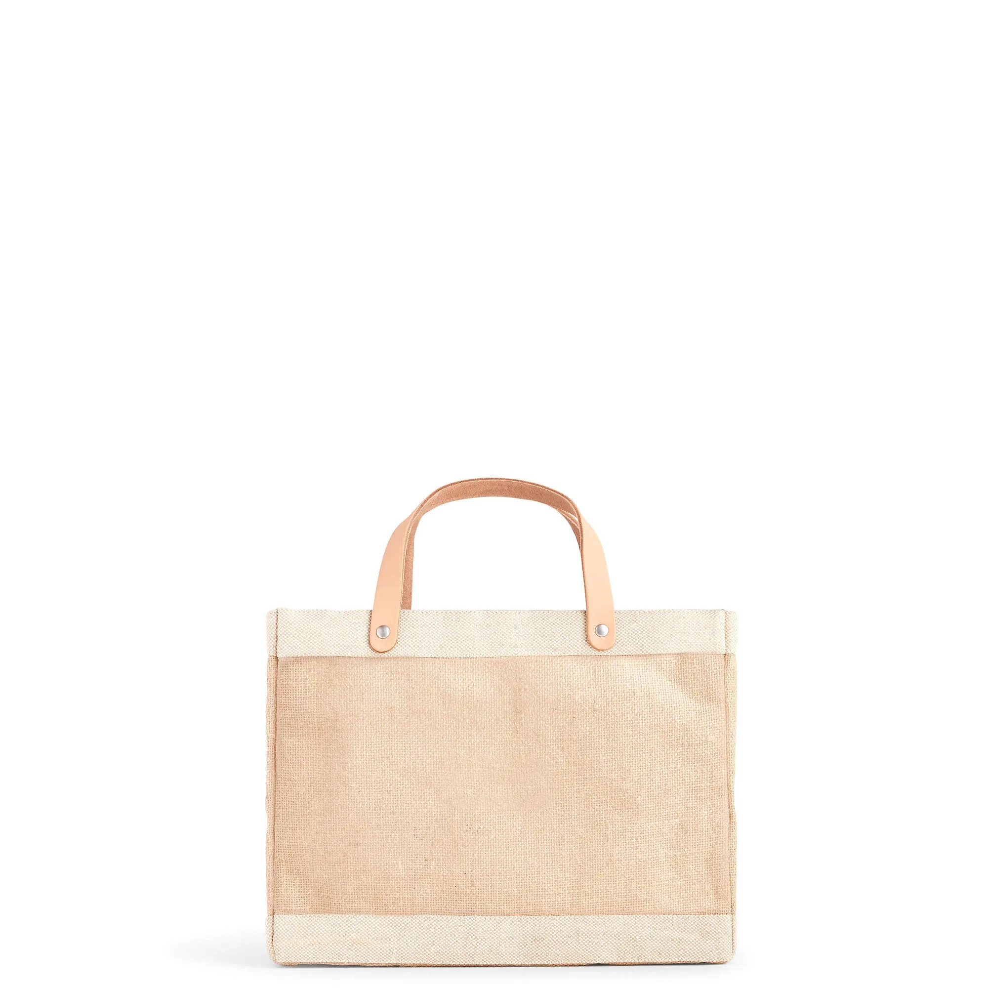 Petite Market Bag in Natural Gold Foil