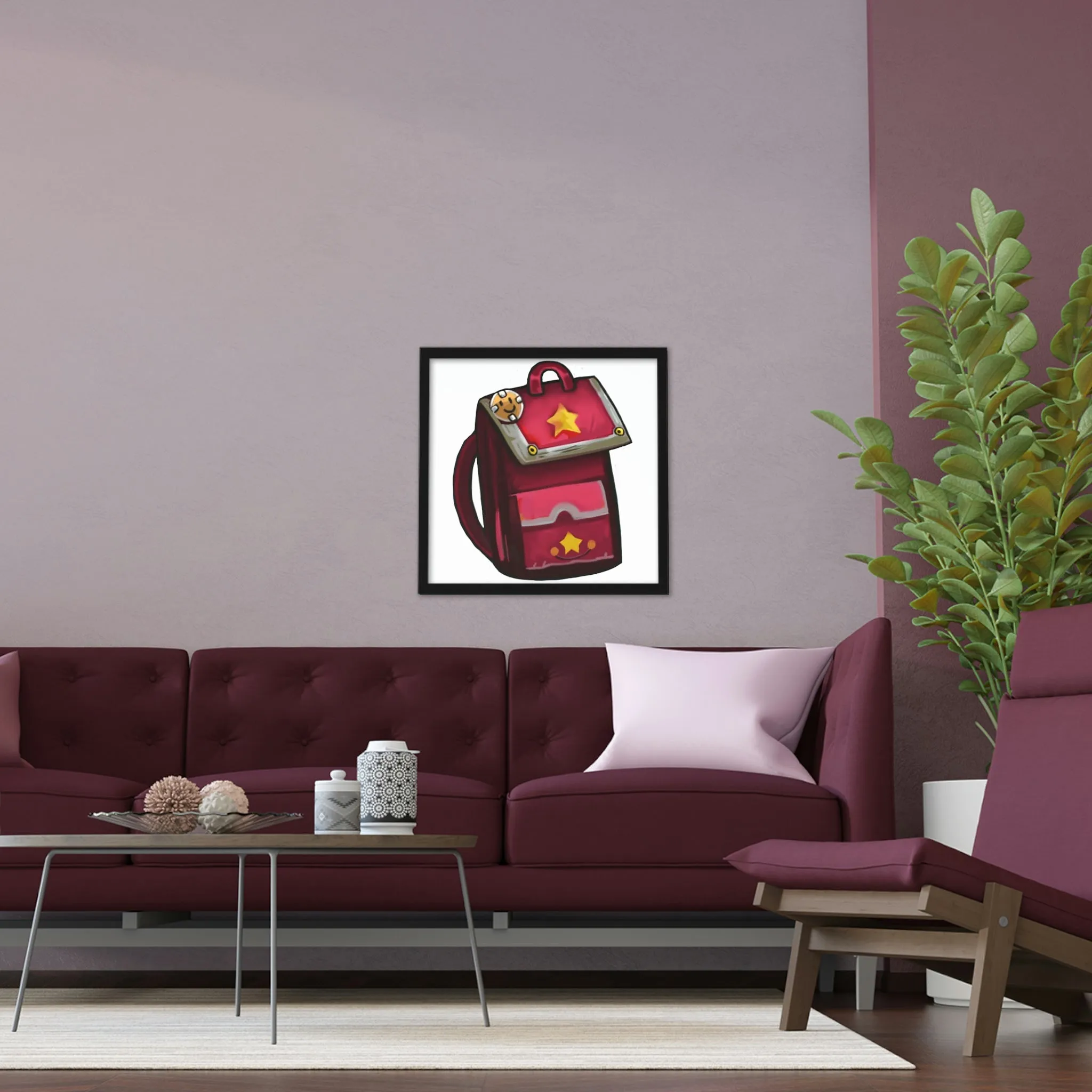 Pink Bag Framed Poster