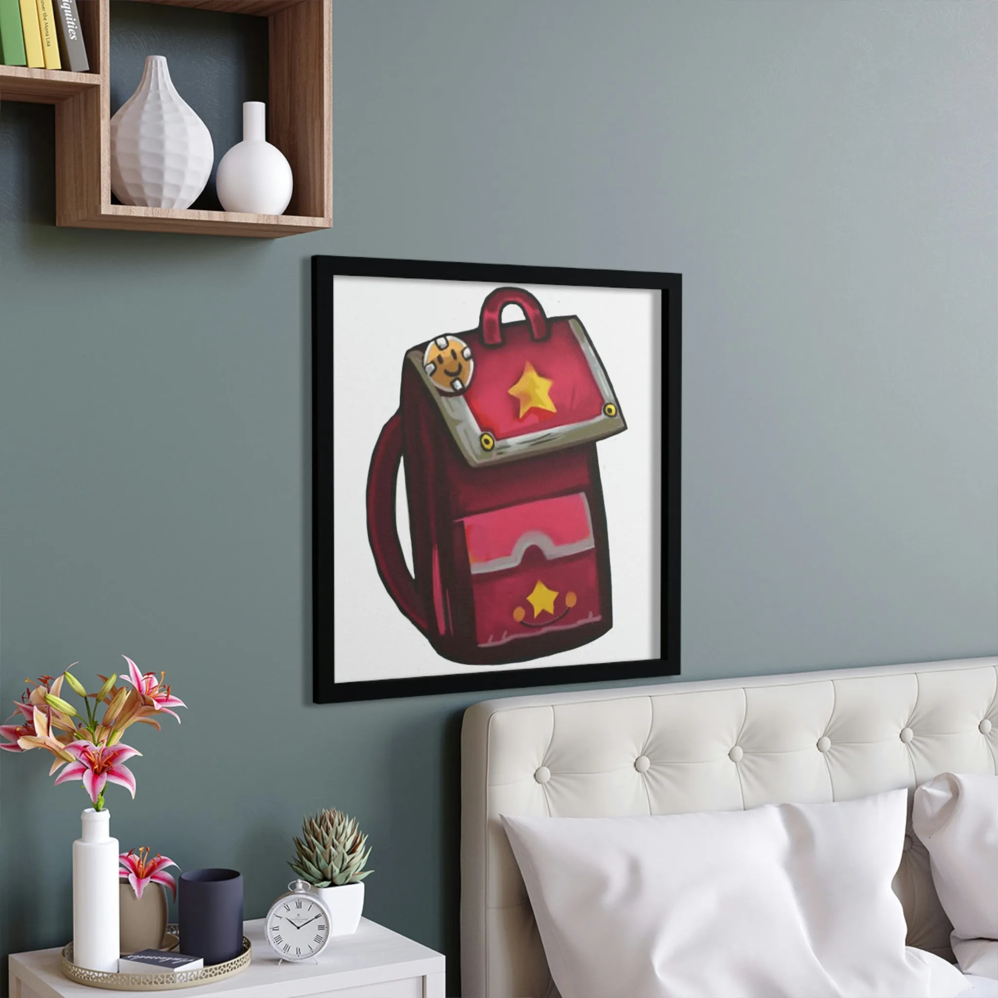 Pink Bag Framed Poster