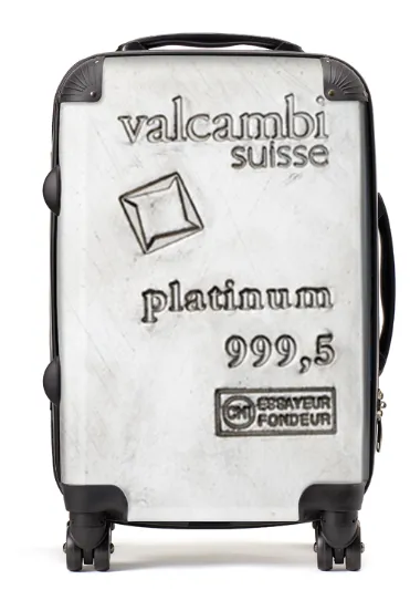 Platinum Ingot Suitcase / Luggage