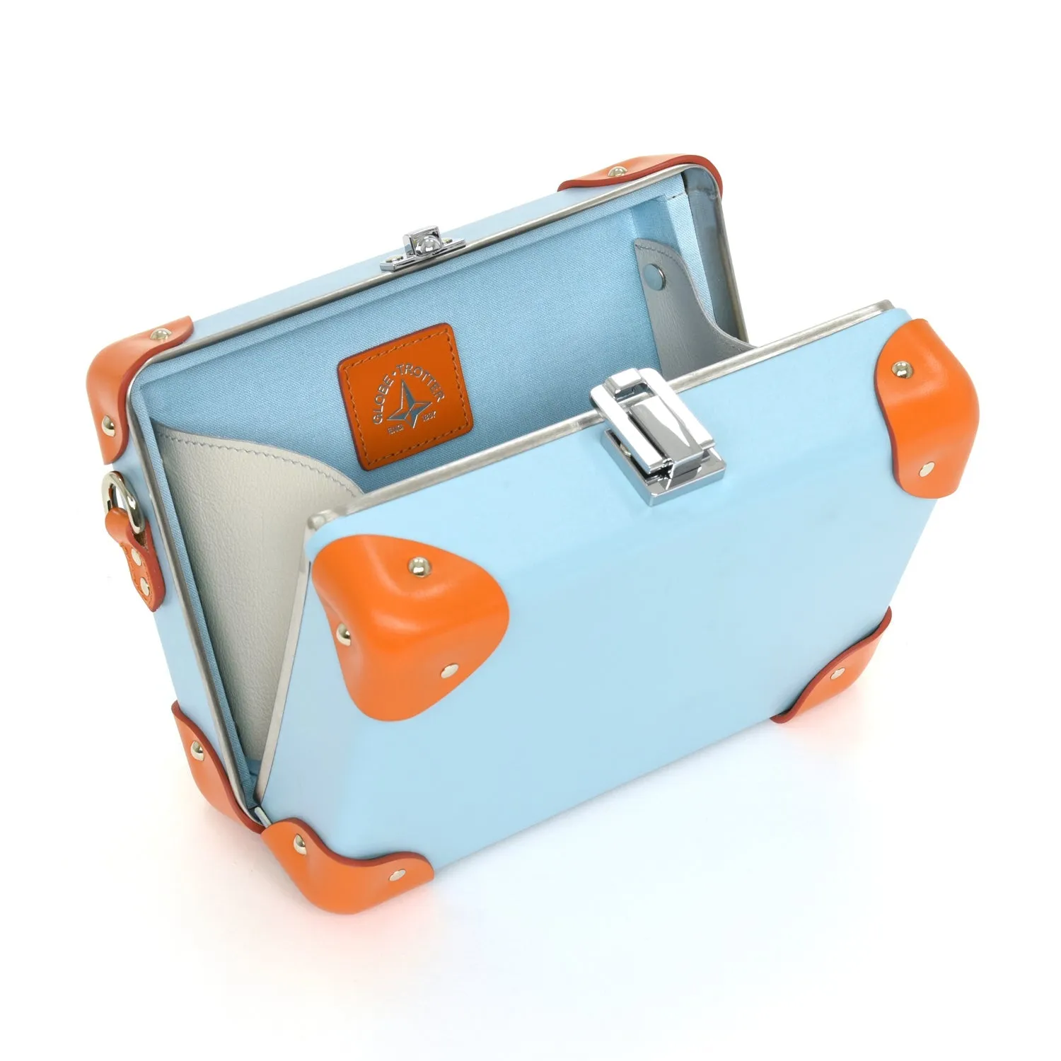 Pop · Miniature Case | Pastel Blue/Pumpkin