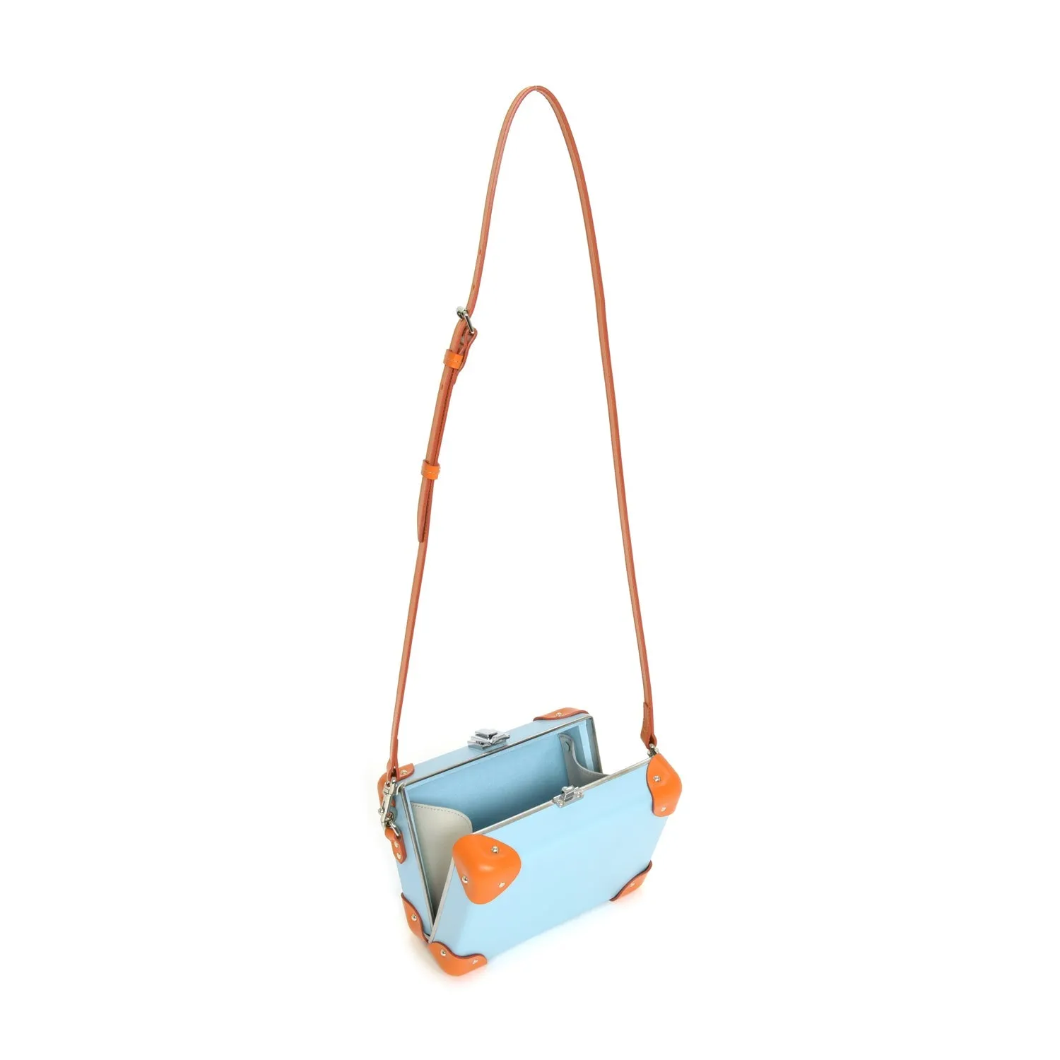 Pop · Miniature Case | Pastel Blue/Pumpkin