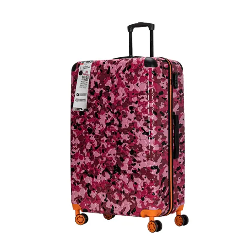 Premium Quality ABS Hard Shell Urban Camouflage Print Spinner Suitcase with Built in Lock - 32 Inch