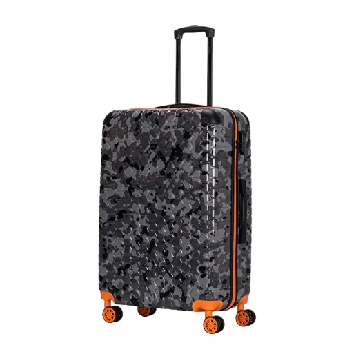 Premium Quality ABS Hard Shell Urban Camouflage Print Spinner Suitcase with Built in Lock - 32 Inch