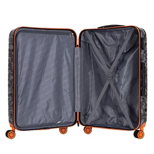 Premium Quality ABS Hard Shell Urban Camouflage Print Spinner Suitcase with Built in Lock - 32 Inch