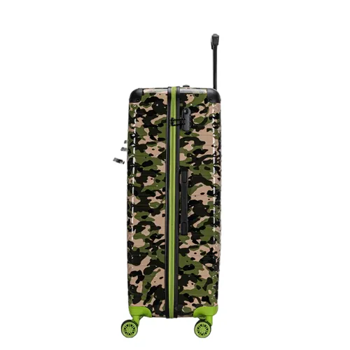 Premium Quality ABS Hard Shell Urban Camouflage Print Spinner Suitcase with Built in Lock - 32 Inch