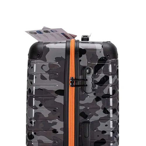 Premium Quality ABS Hard Shell Urban Camouflage Print Spinner Suitcase with Built in Lock - 32 Inch