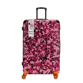 Premium Quality ABS Hard Shell Urban Camouflage Print Spinner Suitcase with Built in Lock - 32 Inch