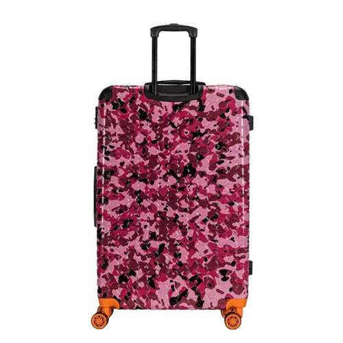 Premium Quality ABS Hard Shell Urban Camouflage Print Spinner Suitcase with Built in Lock - 32 Inch