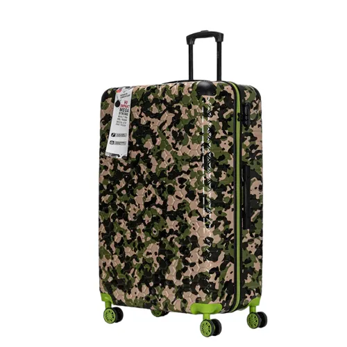 Premium Quality ABS Hard Shell Urban Camouflage Print Spinner Suitcase with Built in Lock - 32 Inch