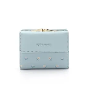 Pu Fashion  Wallet  (blue) Nhni0398-blue