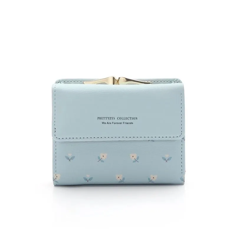 Pu Fashion  Wallet  (blue) Nhni0398-blue