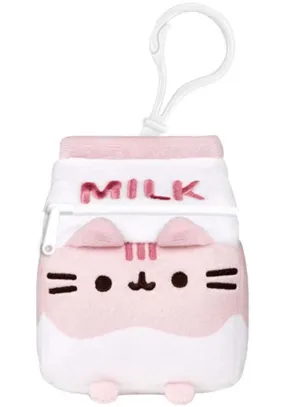 Pusheen Sips: Strawberry Milk | BAG CHARM