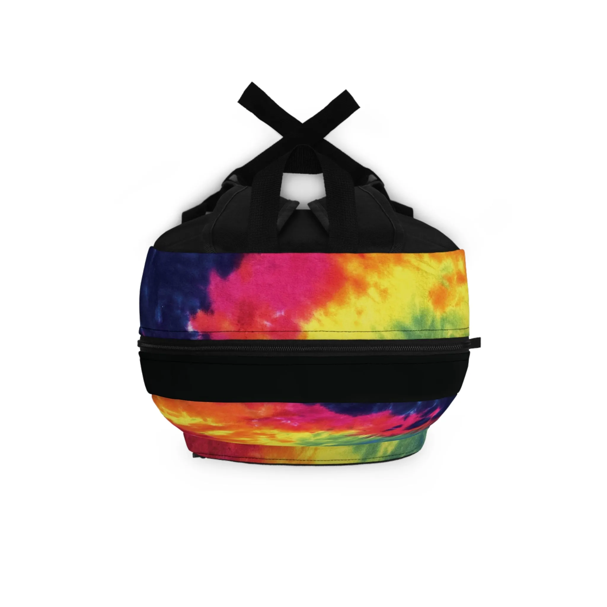 Rainbow Tie Dye Galaxy Backpack, Boho Hippie Style Back to School Bag Retro Back Pack